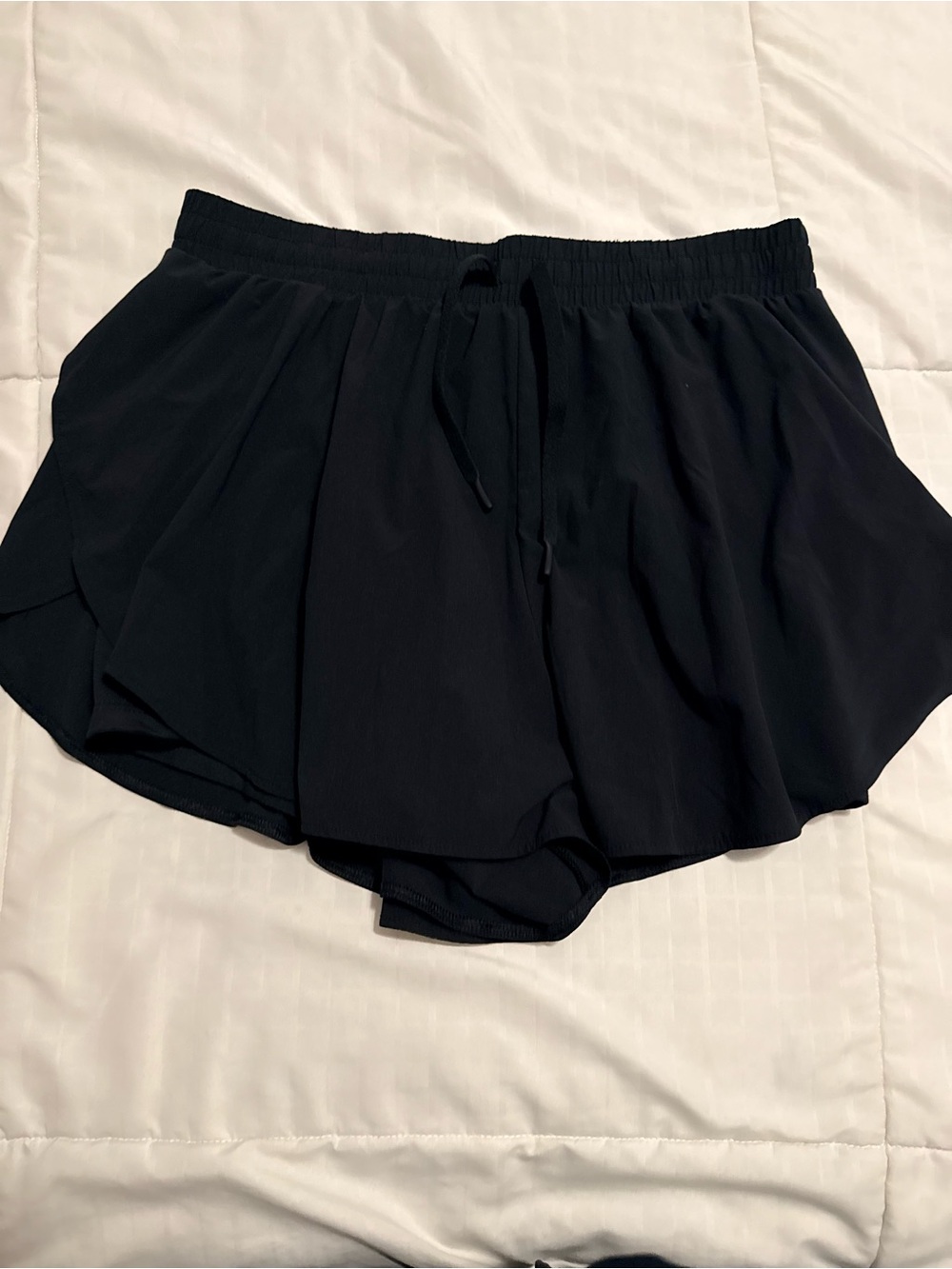 all in motion Black Athletic Flow Shorts with Drawstring Waist